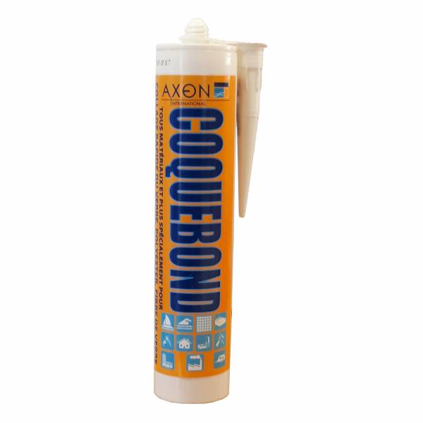 COQUEBOND: MASTIC/COLLE pour pose de frise, carrelage et mosaïque sur coque polyester