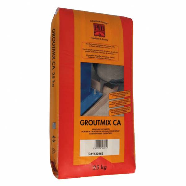 MORTIER GROUTMIX : Mortier de calage et scellement sans retrait